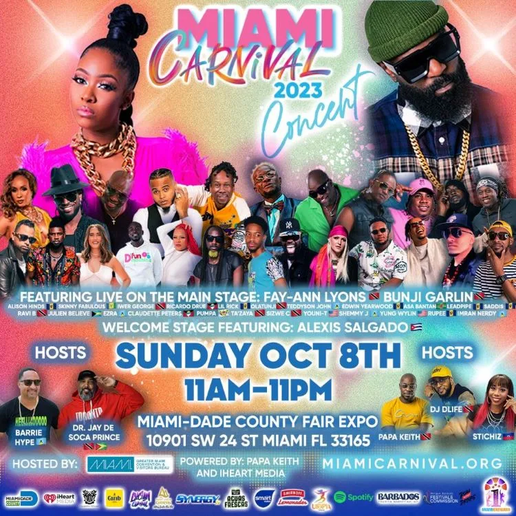 Miami Carnival 2023: Parade of Bands and Concert