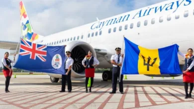 Flight to Barbados on Cayman Airlines