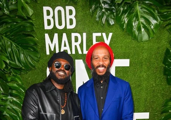 Bob Marley: One Love Movie Premieres in Jamaica with A-Listers Attending Aston Barrett Jr. and Ziggy Marley