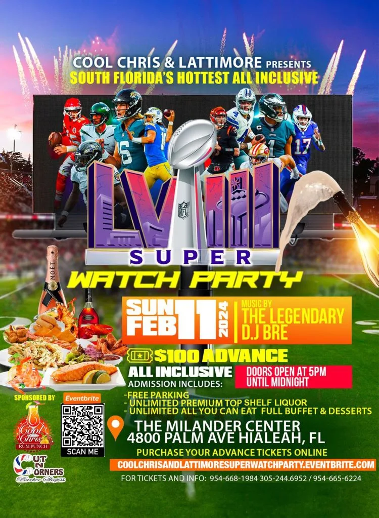 Cool Chris & Lattimore "All Inclusive" Super Watch Party