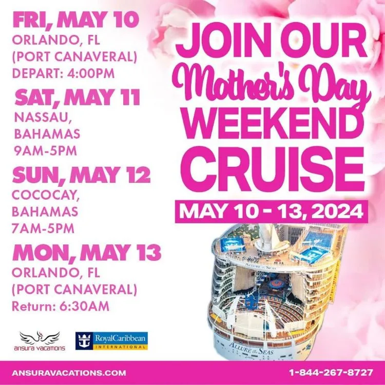 Mother's Day Weekend Cruise