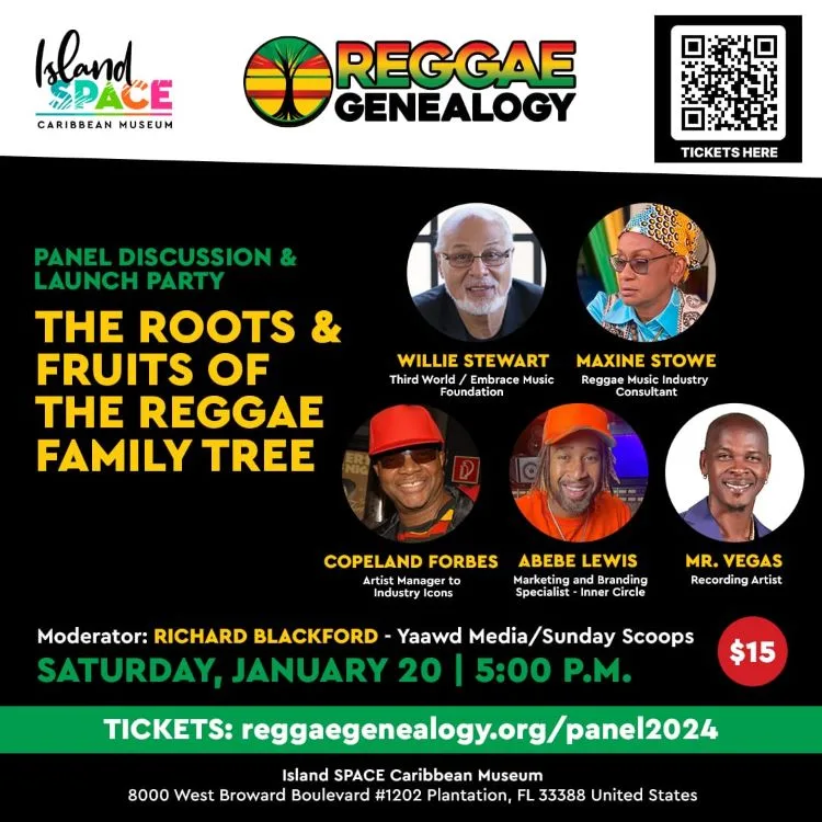 Reggae Genealogy Launch Party & Panel Discussion