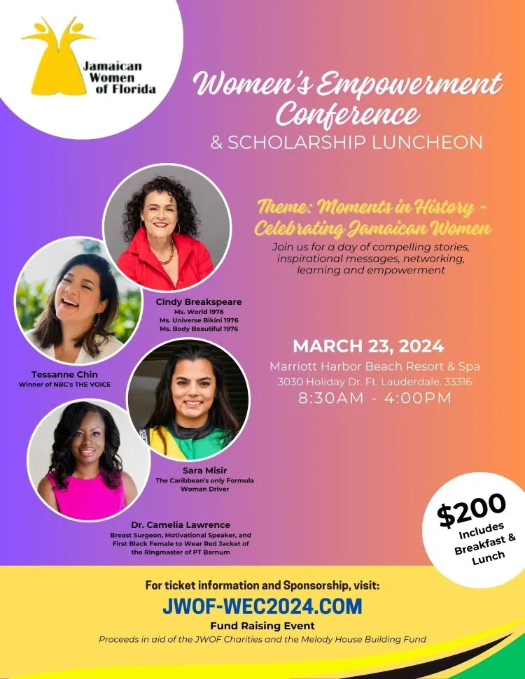 Jamaican Women of Florida (JWOF) Women’s Empowerment Conference & Scholarship Luncheon