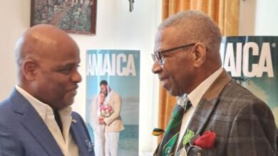 Owen Gray Receives Jamaica's Order of Distinction from Alexander Williams