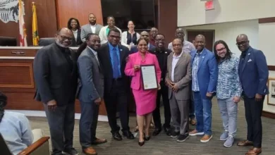 Jamaican Men of Florida Honored by Lauderhill Commissioner Denise D. Grant
