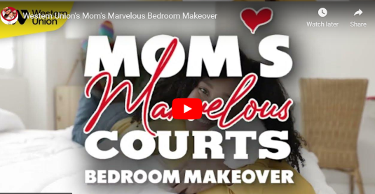 Western Union's Mom's Marvelous Bedroom Makeover